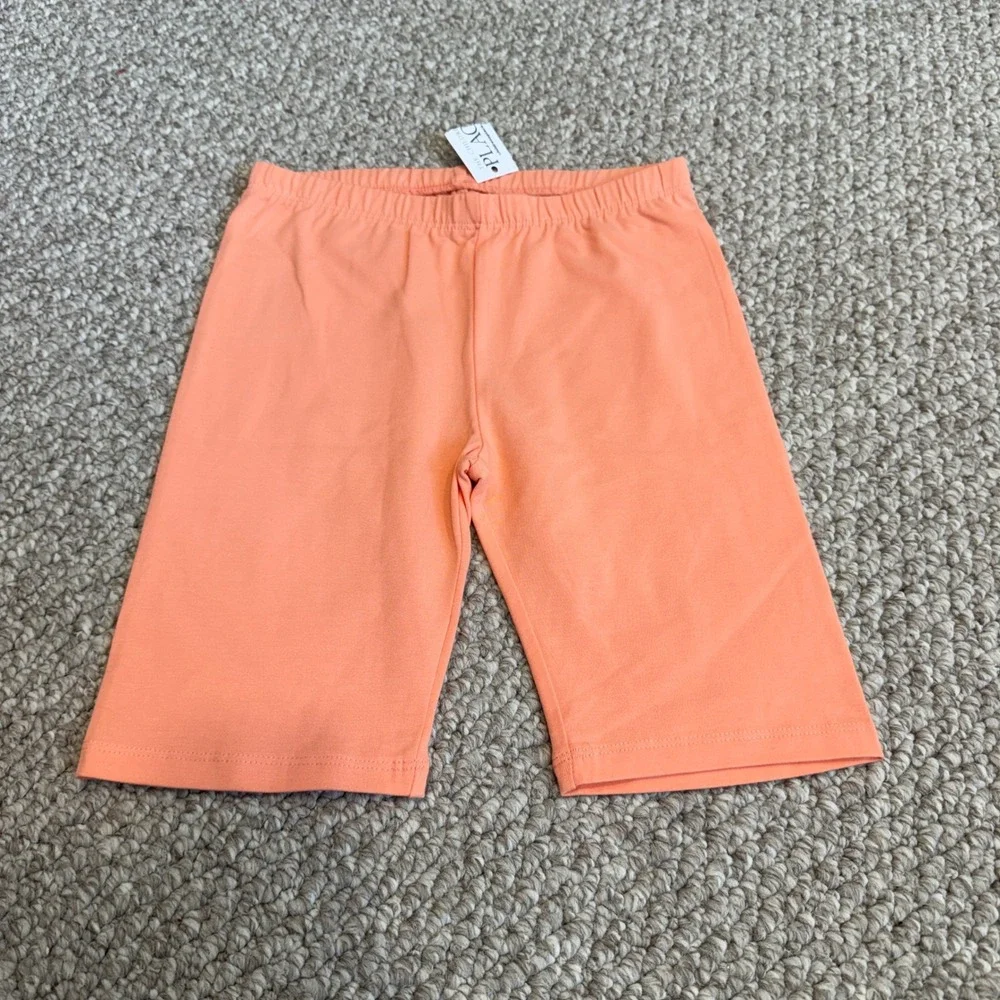 The Children's Place Girls Coral Orange Bike Shorts Size M 7/8 NWT‎